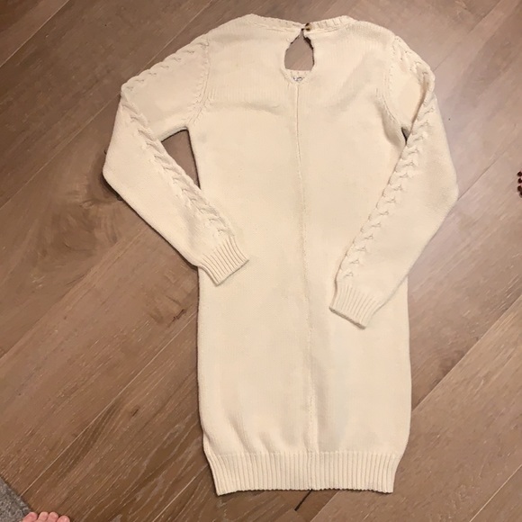 Element cable knit cream dress, Sz M. - Picture 5 of 7